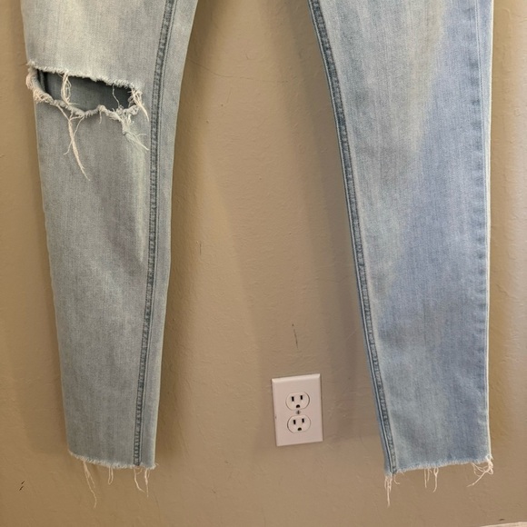 RAG & BONE Dre Glena Jeans Mid-Rise Distressed Light Wash Size 27 - Picture 12 of 16